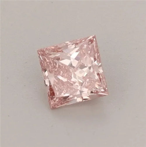 0.37ct Princess Lab Grown Diamond (Colour Fancy Intense Pink, Clarity VS1, IGI Certified)
