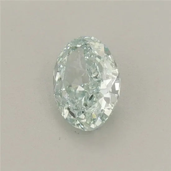 0.41ct Oval Lab Grown Diamond (Colour Fancy Green, Clarity VS2, IGI Certified)