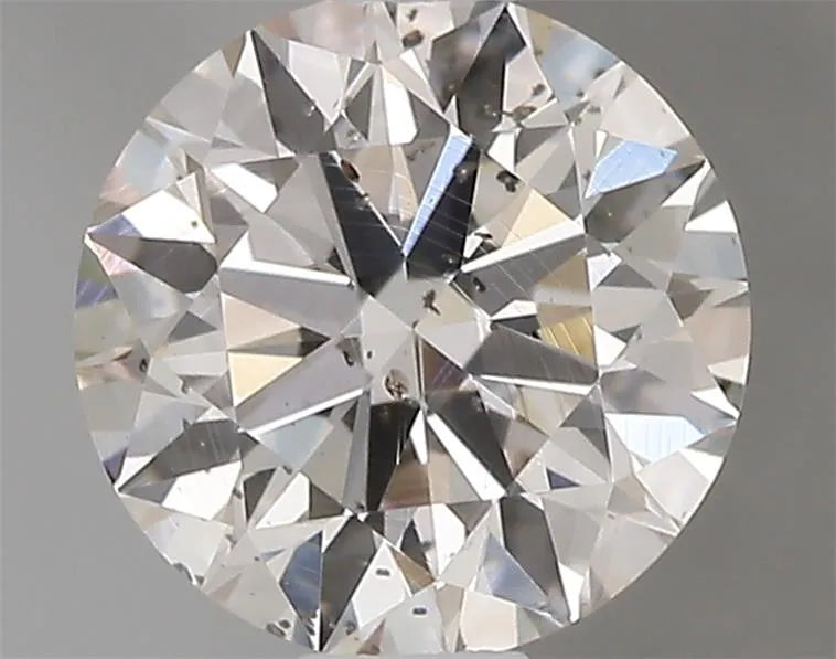 0.60ct Round Natural Diamond (Colour Faint Pinkish Brown, Clarity SI2, Cut GD, GIA Certified)