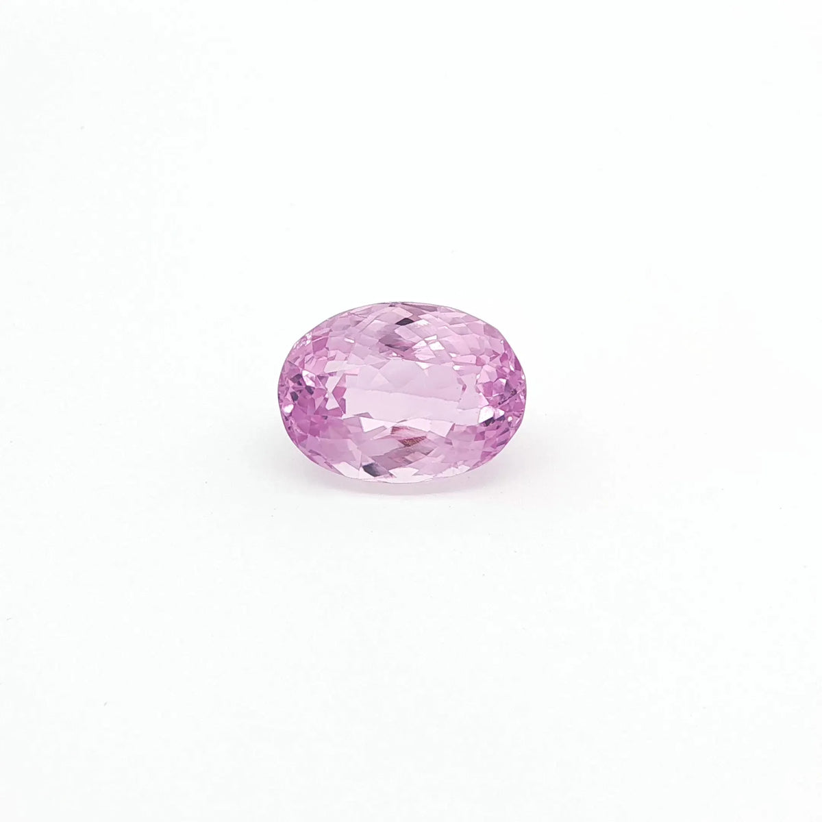 16.05ct Oval Natural Kunzite (Colour Pink, Clarity Eye Clean, Cut Faceted)
