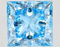 9.02ct Princess Lab Grown Diamond (Colour Fancy Vivid Blue, Clarity VS1, IGI Certified)